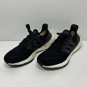 Adidas Men’s Ultraboost 21 White Core Black Running Boost Shoes FY0402 Size 7.5